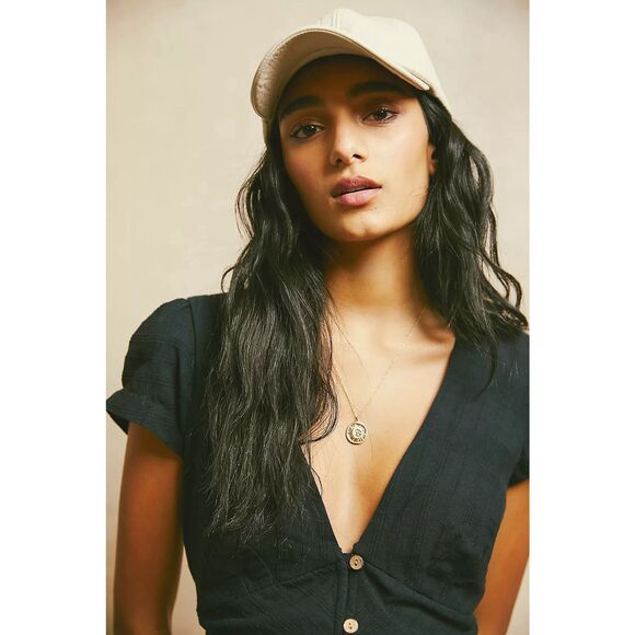 Free People New In Town Midi Dress Black Small S NEW - Picture 3 of 5